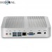 Broadwell CPU  Win10 Mini pc Barebone Intel Nuc Fanless Computador Core i3 5005U Graphics HD 5500 4K HD HTPC